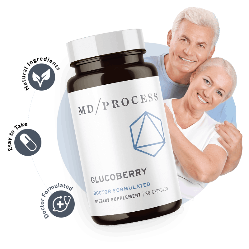 GlucoBerry official website hero image